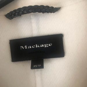 Mackage Mai Trench XS White